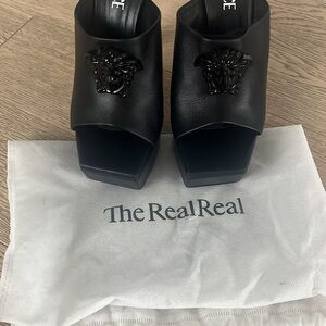 Versace Black Women's Shoes